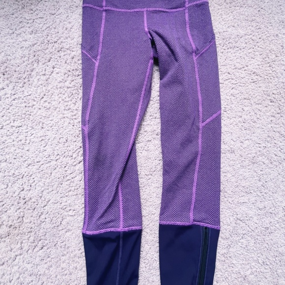 lululemon athletica Purple and Black Leggings - Picture 6 of 11